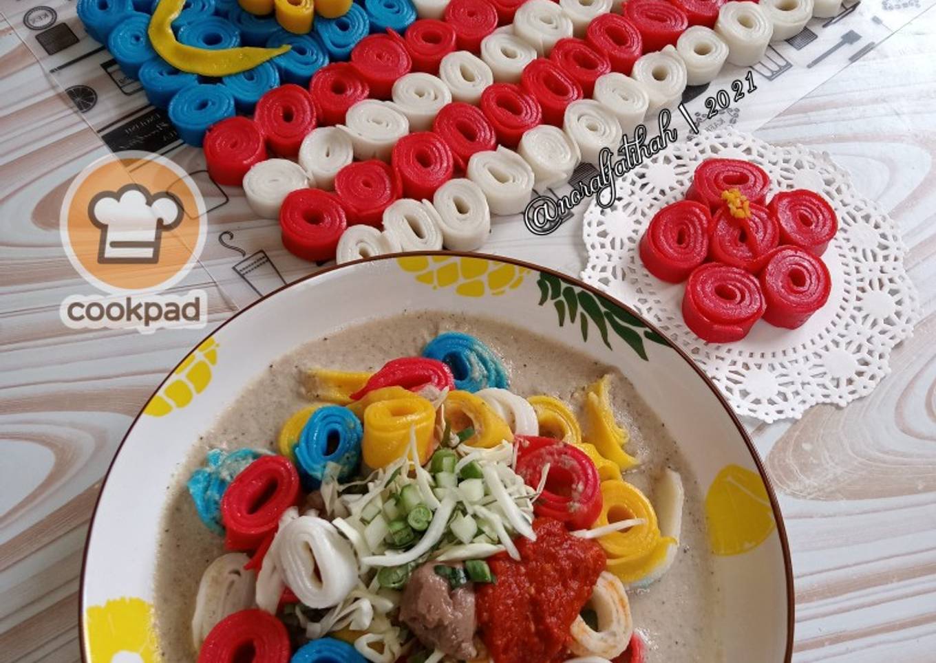 Lakham bendera Malaysia (Trengan)