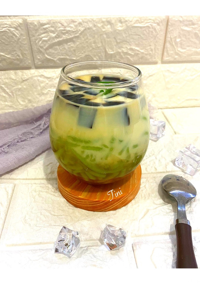 Foto resep Es Cendol Cincau hitam