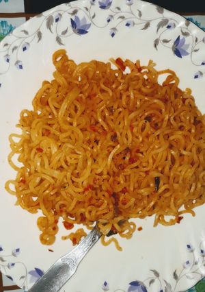 A picture of Masala Maggi.