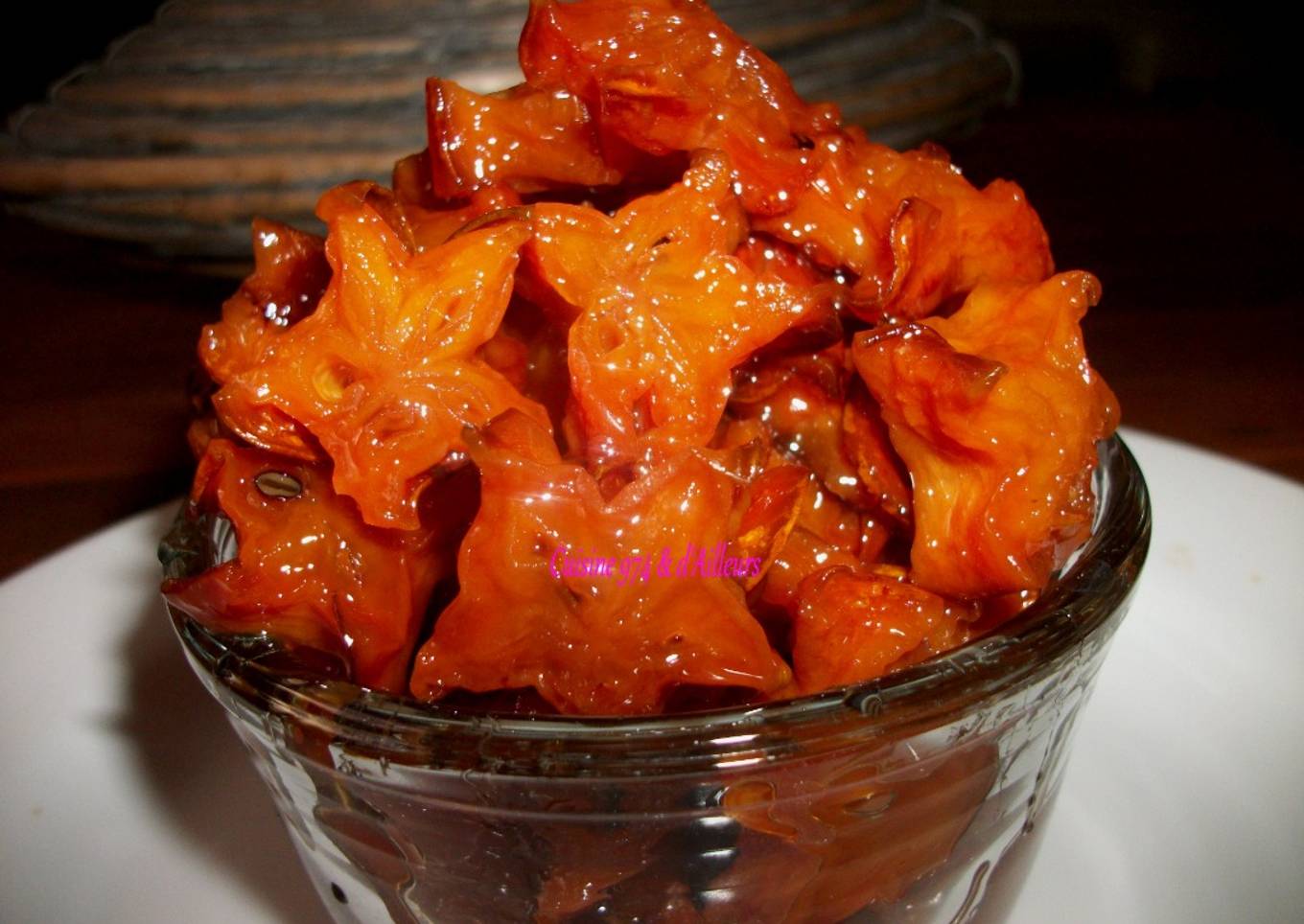 CONFITURE DE CARAMBOLE (fruits chez nous à la Réunion)