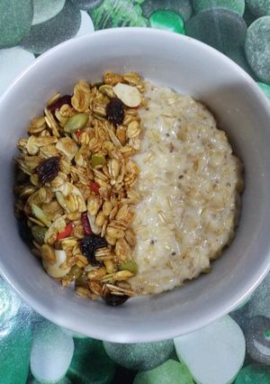 Foto resep Oatmeal granola honey