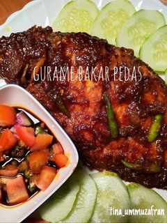 Foto resep Gurame bakar pedas