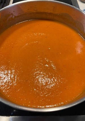 A picture of Bell Peppers and Beans Soup.