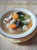 Sup Bakso Lohua (Sup Bakso Rambutan/Bakso Ayam Udang Serabut)