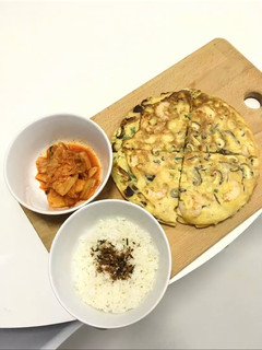 Foto resep Pajeon Udang alias omelet korea