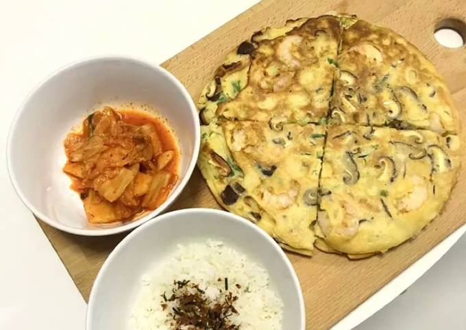 Pajeon Udang alias omelet korea