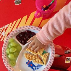 A picture of Berry Sauce - Kid approved!.