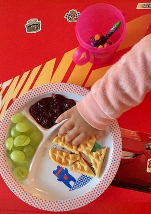 A picture of Berry Sauce - Kid approved!.