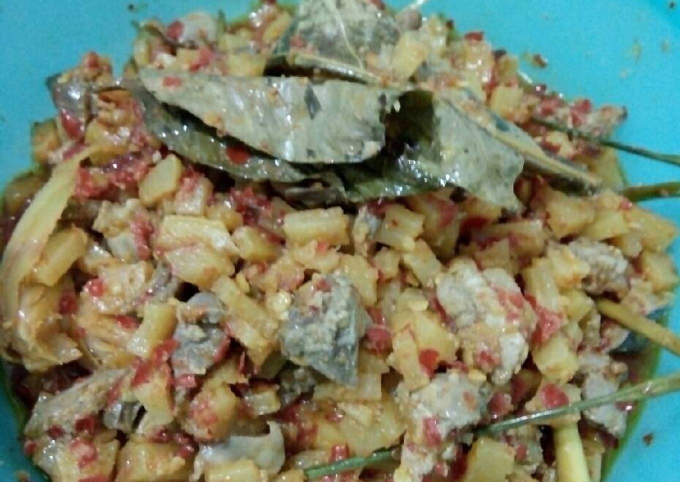 Sambel Kentang dan Ati Ayam Balado