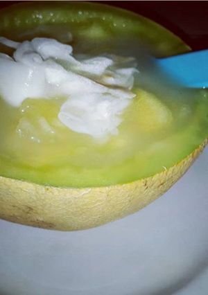 Foto resep Es Melon Kelapa Muda