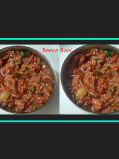 टमाटर प्याज़ की स्वादिष्ट सब्जी (tamatar pyaz ki swadist sabzi recipe in Hindi) रेसिपी मुख्य फोटो