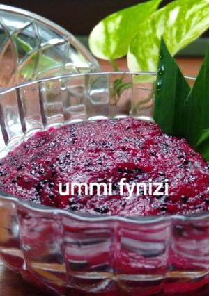 Foto resep Selai pear + buah naga (sugar free)