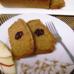 A picture of Eggless Apple Loaf Cake.
