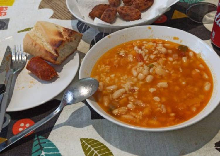 Steps to Prepare Ultimate Habichuelas con calabaza y arroz