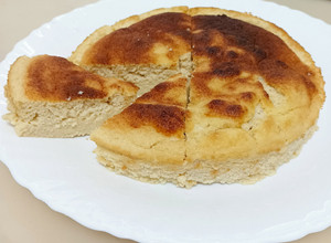 小Q創意料理［無麵粉養生低糖豆渣蛋糕］ 的食譜成品照片