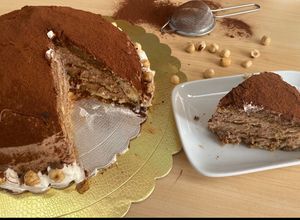 Foto di Zuccotto con bavarese alla nocciola
