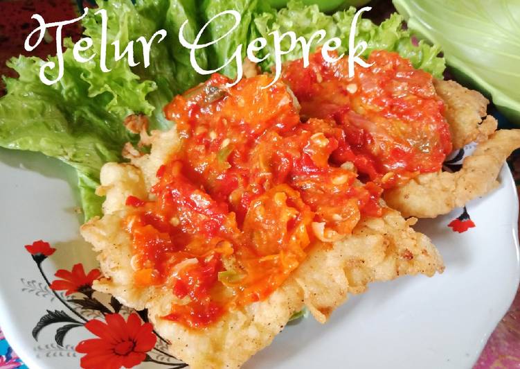 Resep Telur Geprek Anti Gagal