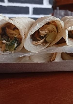 Una foto de Canelones de pollo