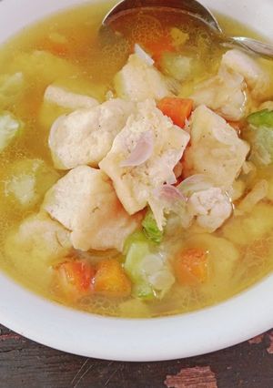 Foto resep Sayur oyong tahu wortel