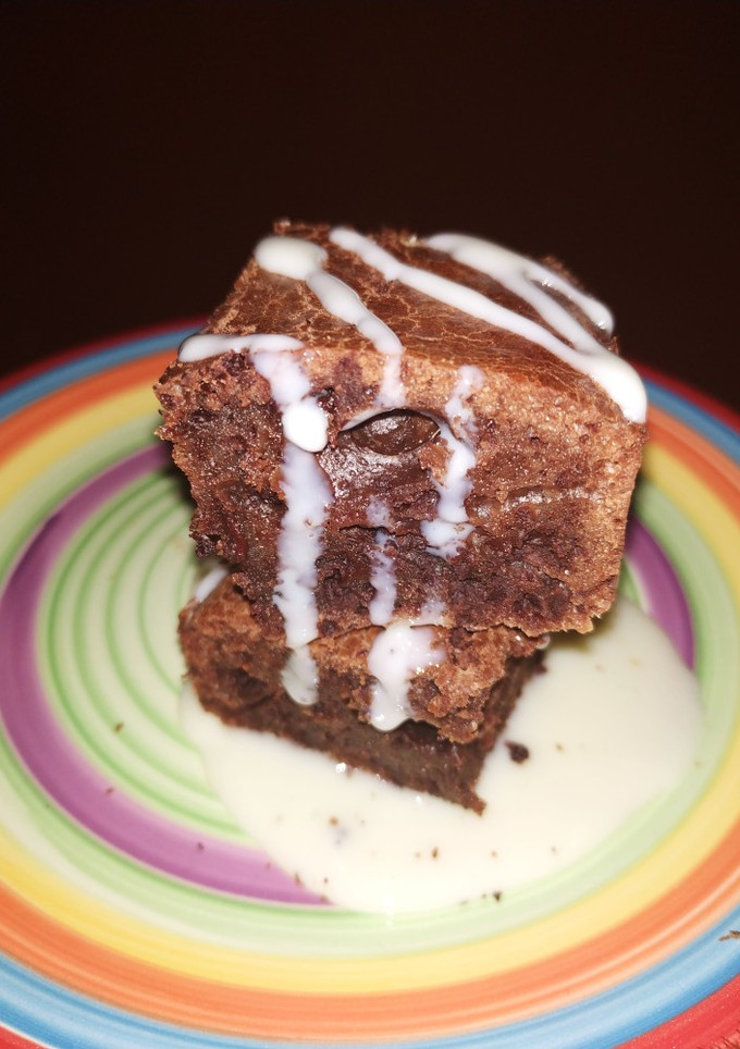 Una foto de Brownie sin gluten