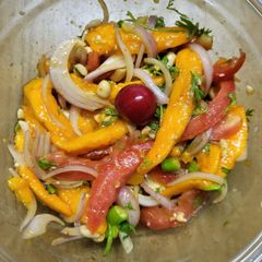 A picture of Mango salad.