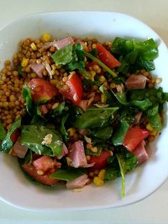 Una foto de Ensalada de lentejas