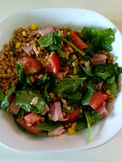 Una foto de Ensalada de lentejas