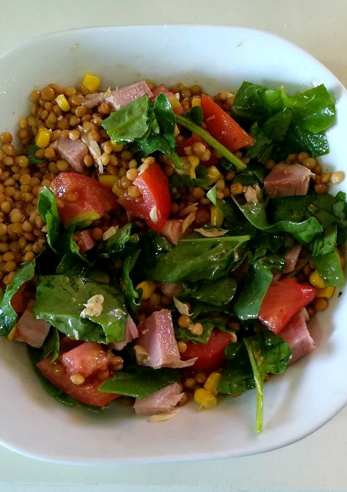 Una foto de Ensalada de lentejas