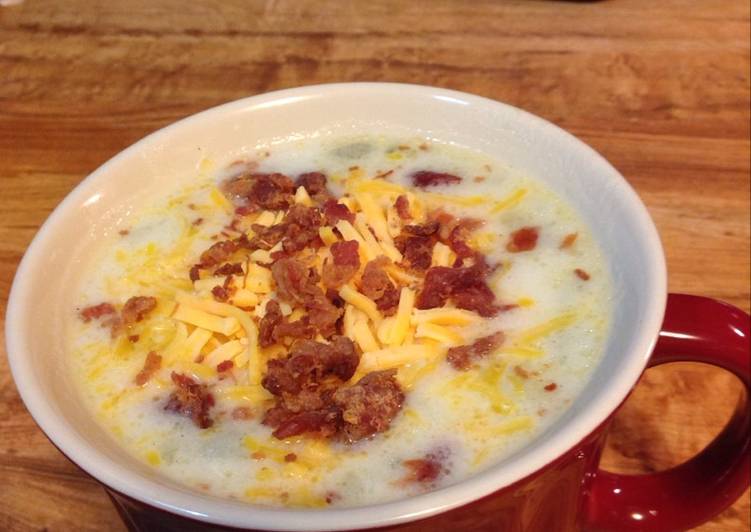 Recipe of Super Quick Homemade Creamy Potato Soup