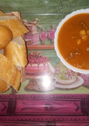 صورة لوصفة الحريرة تاع الغرب بلحم الغنمي 🍅🌶️🍲🐏🥩
