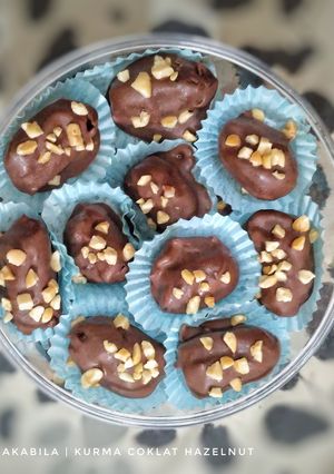 Foto resep Kurma Coklat Isi Hazelnut #RABUBARU