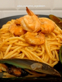 Foto resep Seafood Pasta Napolitan