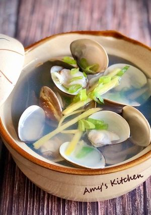 薑絲蛤蜊湯 的食譜成品照片