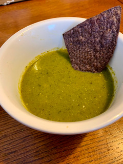 A picture of Green Chile Sauce.
