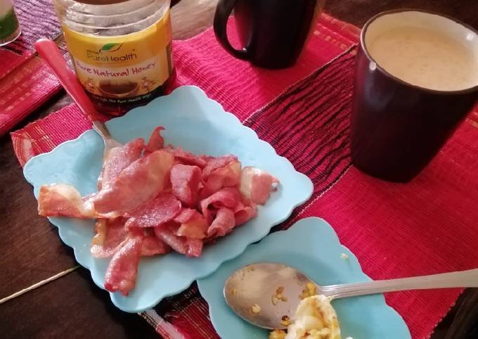 Bacon and eggs