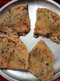 Radish Scramble Paratha