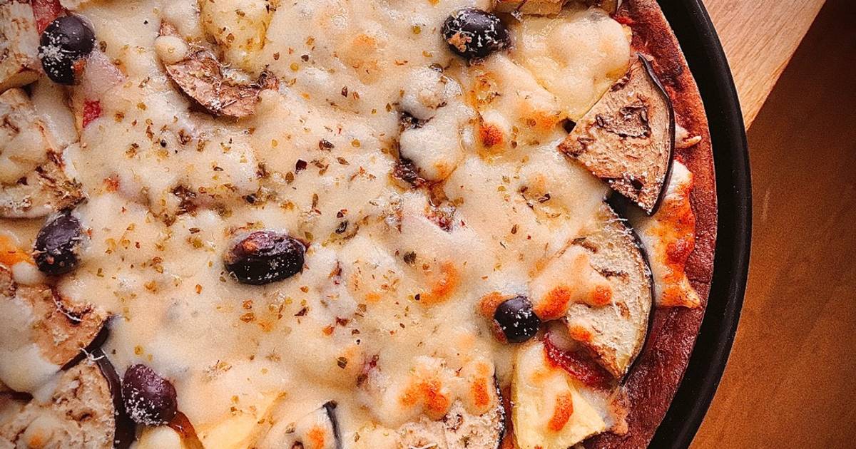 Có thể thay thế mật ong bằng loại đường nào trong cách làm pizza bằng bột mì? 
