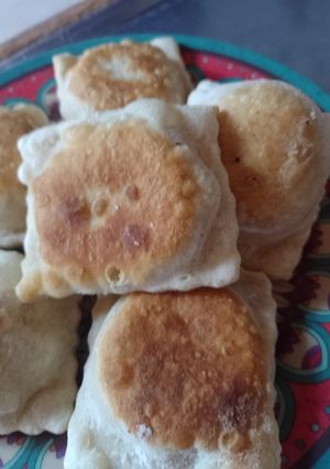 Una foto de Pastas rellenas en sartén 😋 con y sin gluten 💚