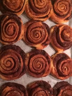 Fahéjas-kakaós csiga recept fotója
