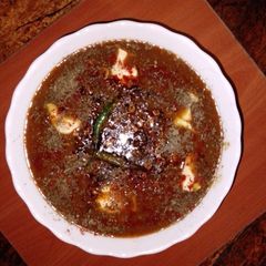 A picture of Spicy black gram dal/ lentil.