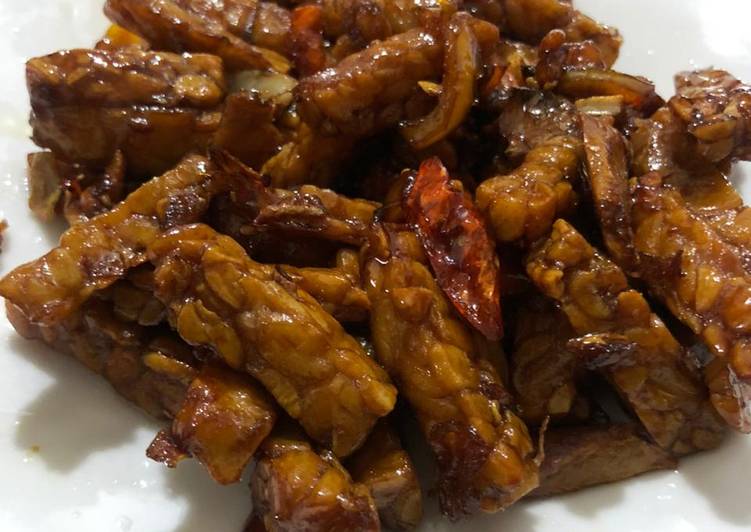 Tempe kecap jaminan enak