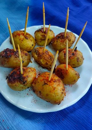 A picture of Baked potatoes.