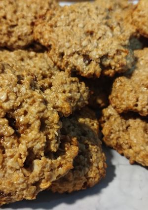 Una foto de Galletitas de avena y maní