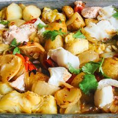 A picture of Easy Fish Traybake.