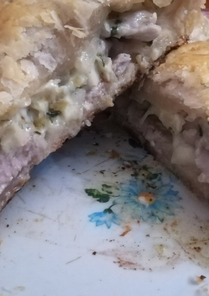 Una foto de Hojaldre de solomillo y cabrales