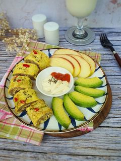 Foto resep Roti telur dadar gulung