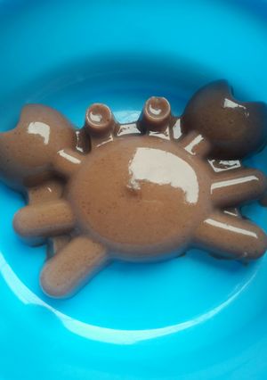 Foto resep Puding coklat regal dengan telur dan susu kedelai mpasi GTM
