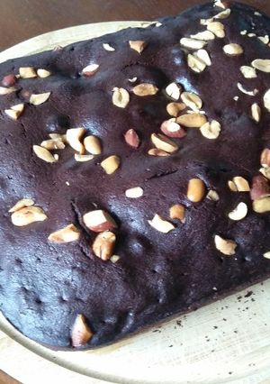 Una foto de Torta de Chocolate con Frutos Secos 😋