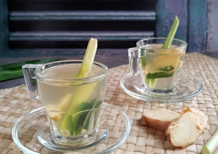 Cara memasak Wedang Jahe Pandan Sere  yang Bikin Ngiler