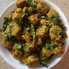 A picture of Bottle gourd dumplings (Dudhina muthia.